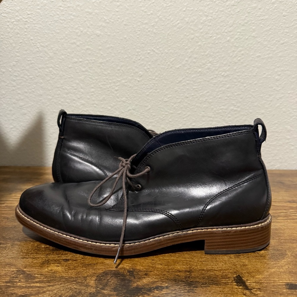Cole Haan Kennedy Grand Leather Chukka Boots Men’s 9M Black